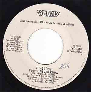 Hi Gloss / Aneka - You'll Never Know / Japanese Boy