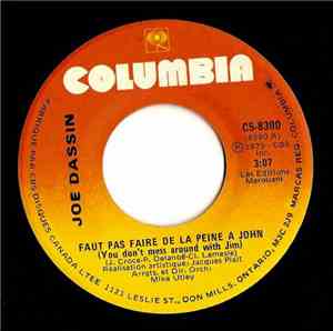 Joe Dassin - Faut Pas Faire De La Peine A John / Si Je Dis 