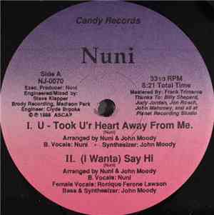 Nuni  - U - Took U'r Heart Away From Me