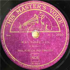 Paul Robeson - Mah Lindy Lou