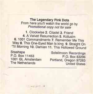 The Legendary Pink Dots - From Here You'll Watch The World Go By