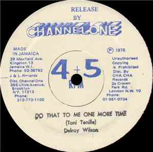 Delroy Wilson - Do That To Me One More Time