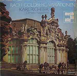 Karl Richter , Cembalo Bach - Goldberg-Variationen