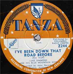 Luke Simmons & His Blue Mountain Boys - I've Been Down That Road Before / Sick, Sober And Sorry