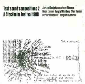 Various - Text-Sound Compositions 2: A Stockholm Festival 1968