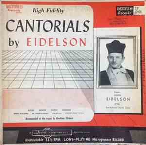 Joseph Eidelson - Cantorials By Eidelson