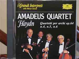 Joseph Haydn, Amadeus Quartet - Quartetti Per Archi Op. 64 N.4, N.5, N.6