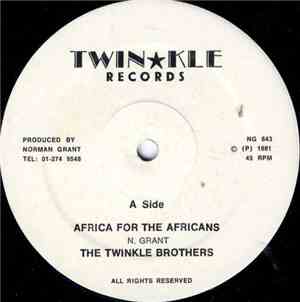Twinkle Brothers - Africa For The Africans / Stomach Sick