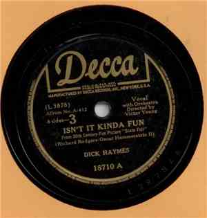 Dick Haymes - Isn't It Kinda Fun / The Lord's Been Good To Me