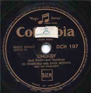 Jo Stafford - Somebody / Allentown Jail