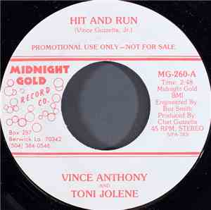 Vince Anthony And Toni Jolene - Hit And Run