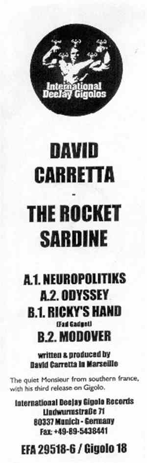 David Carretta - The Rocket Sardine