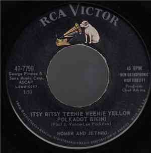 Homer And Jethro - Itsy Bitsy Teenie Weenie Yellow Polkadot Bikini / Please Help Me, I'm Falling