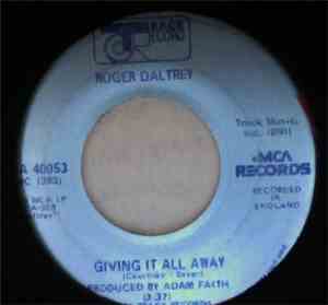 Roger Daltrey - Giving It All Away