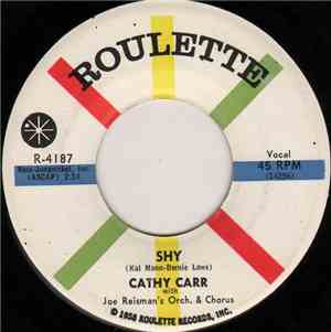 Cathy Carr With Joe Reisman's Orch. & Chorus - Shy / Personal Secret