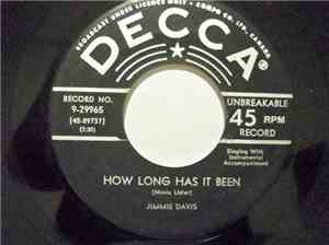Jimmie Davis - How Long Has It Been / Dear Son
