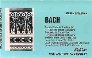 Johann Sebastian Bach, Jean-Pierre Rampal, Jean-Francois Paillard Chamber Orchestra, Jean-Francois Paillard - Works For Flute And String Orchestra