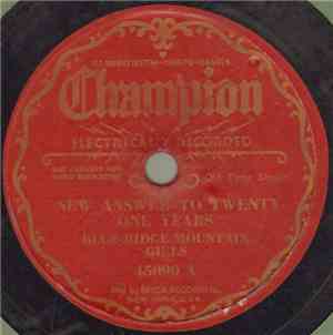 Blue Ridge Mountain Girls - New Answer To Twenty-One Years / Silver Valley