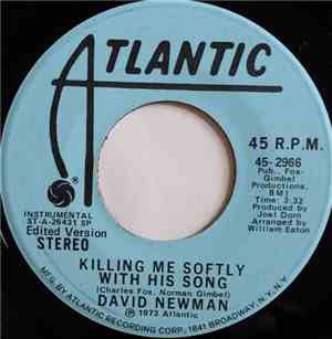David Newman - Killing Me Softly With His Song