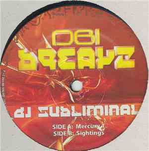 DJ Subliminal - Mercury 1 / Sightings