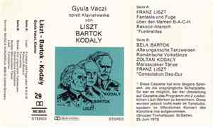 Liszt, Bartók, Kodály, Gyula Váczi - Liszt-Bartók-Kodály