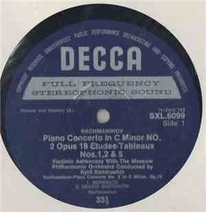 Rachmaninov, Kyril Kondrashin, Moscow Philharmonic, Vladimir Ashkenazy - Second Piano Concerto