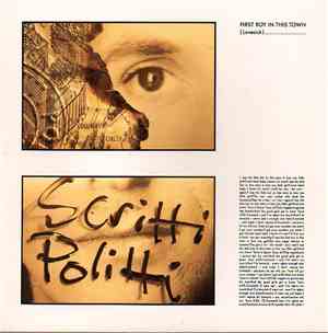 Scritti Politti - First Boy In This Town (Lovesick)