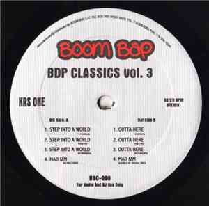 KRS One - BDP Classics Vol. 3