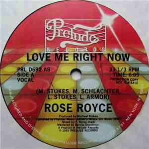 Rose Royce - Love Me Right Now