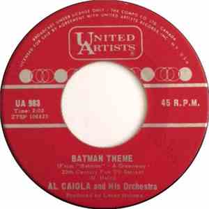 Al Caiola And His Orchestra - Batman Theme / Karelia