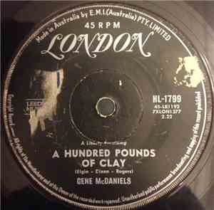 Gene McDaniels - A Hundred Pounds Of Clay