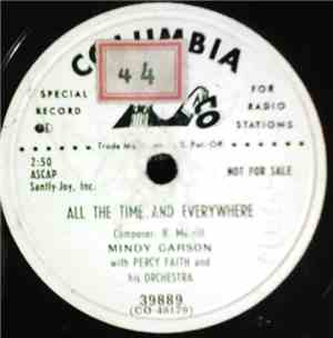 Mindy Carson - All The Time And Everywhere / Barrels 'N Barrels Of Roses