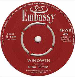 Bobby Stevens - Wimoweh / Can't Help Falling In Love