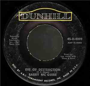 Barry McGuire - Eve Of Destruction / What Exactly's The Matter With Me