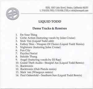 Liquid Todd - Demo Tracks & Remixes