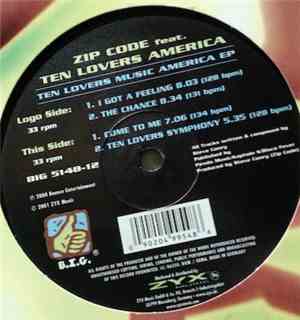 Zip Code Feat. Ten Lovers America - Ten Lovers Music America EP
