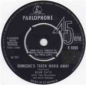 Adam Faith With The Roulettes And Chris Andrews  - Someone's Taken Maria Away