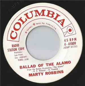 Marty Robbins - Ballad Of The Alamo / A Time And A Place For Everything