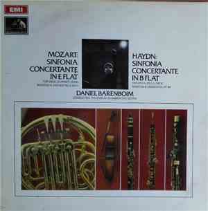 Mozart, Haydn - Daniel Barenboim Conducting The English Chamber Orchestra - Sinfonia Concertante In E Flat For Oboe, Clarinet, Horn, Bassoon & Orchestra, K.297b; Sinfonia Concertante In B Flat For Violin, Cello, Oboe, Bassoon & Orchestra, Op.84