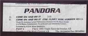 Pandora - Come On And Do It