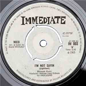 Nico  - I'm Not Sayin / The Last Mile