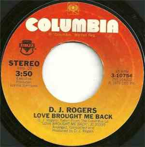 D. J. Rogers - Love Brought Me Back