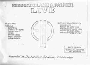 Emerson, Lake & Palmer - Live