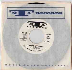 Jim Slone - That's My Song / Summer, Winter, Spring And Fall
