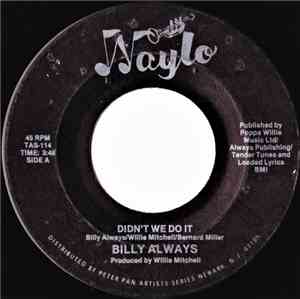 Billy Always - Didn't We Do It