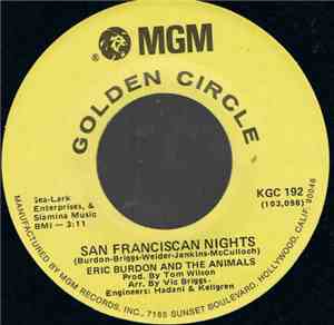 Eric Burdon And The Animals - San Franciscan Nights / Monterey