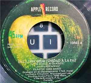 The Plastic Ono Band - Give Peace A Chance / Remember Love