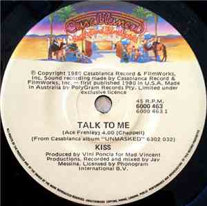 Kiss - Talk To Me