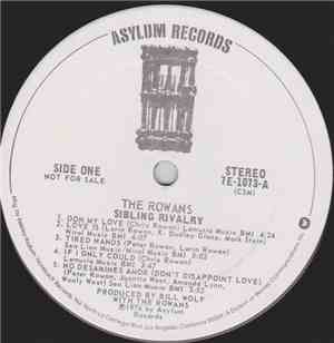 The Rowans  - Sibling Rivalry