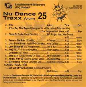 Various - Nu Dance Traxx Volume 25